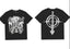 REVENGE Skeleton Graphic Oversized T-Shirt Streetwear Tee
