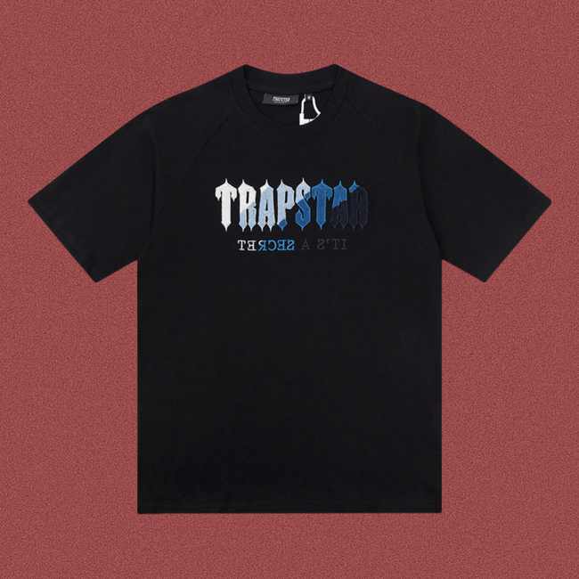 TRAPSTAR It's A Secret Terry Logo Black T-Shirt Hover Image