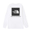 The North Face Box Logo Never Stop Exploring Long Sleeve T-Shirt – White