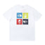 The North Face Quad Box Logo White T-Shirt