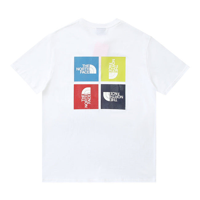 The North Face Quad Box Logo White T-Shirt Hover Image