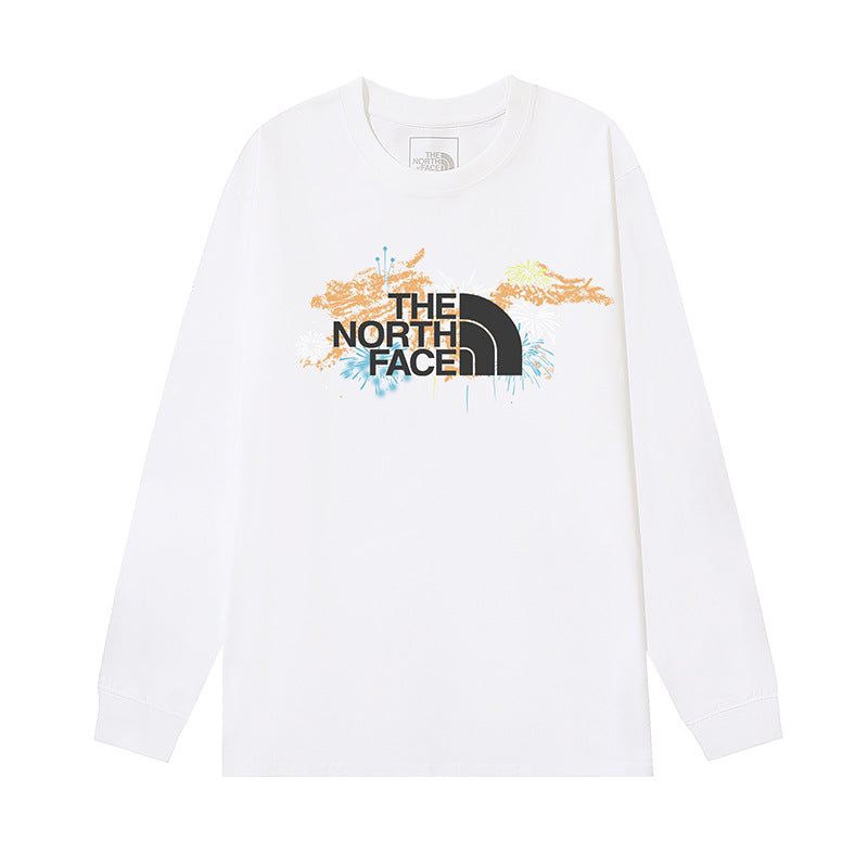 The North Face Nature Graphic Logo Long Sleeve T-Shirt – White