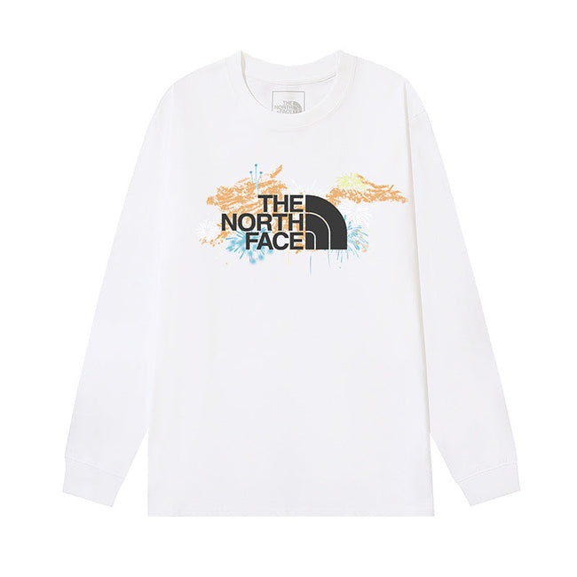 The North Face Nature Graphic Logo Long Sleeve T-Shirt – White Hover Image