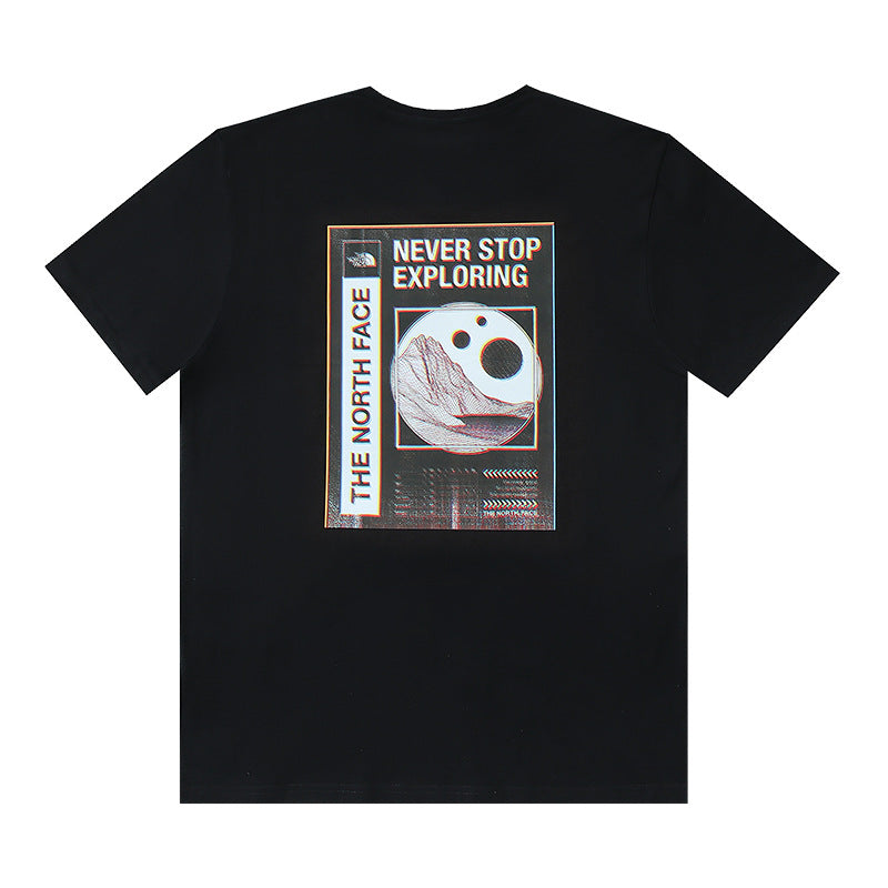 The North Face Never Stop Exploring Poster Black T-Shirt
