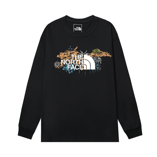 The North Face Nature Graphic Logo Long Sleeve T-Shirt – Black Hover Image