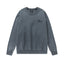 STUSSY Basic Logo Charcoal Grey Crewneck Sweatshirt