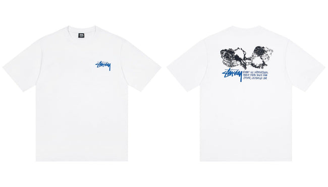 STUSSY Graphic Logo T-Shirt White Hover Image