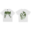 REVENGE Green Skull Graphic T-Shirt