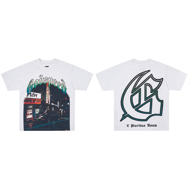 GodSpeed G Tokyo Night Graphic T-Shirt Hover Image