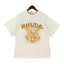RHUDE Cream Botanical Graphic T-Shirt