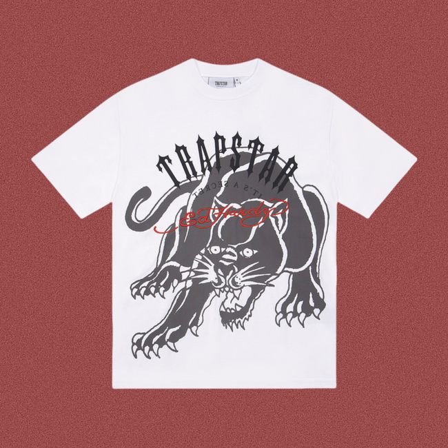 TRAPSTAR Panther Graphic T-Shirt White Hover Image