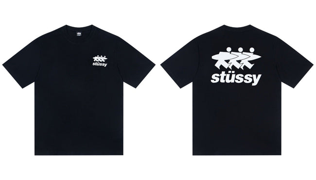 STUSSY Stock Link T-Shirt – Black Hover Image