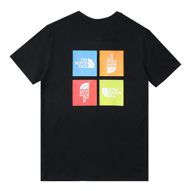 The North Face Quad Box Logo Black T-Shirt Hover Image
