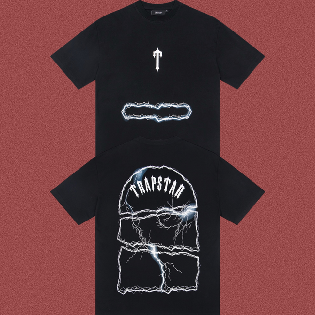 TRAPSTAR Lightning Graphic Logo T-Shirt Hover Image
