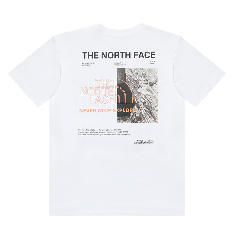 The North Face Mountain Texture Heritage White T-Shirt