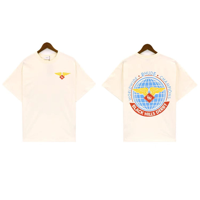 RHUDE Black Hills Derby T-Shirt Hover Image