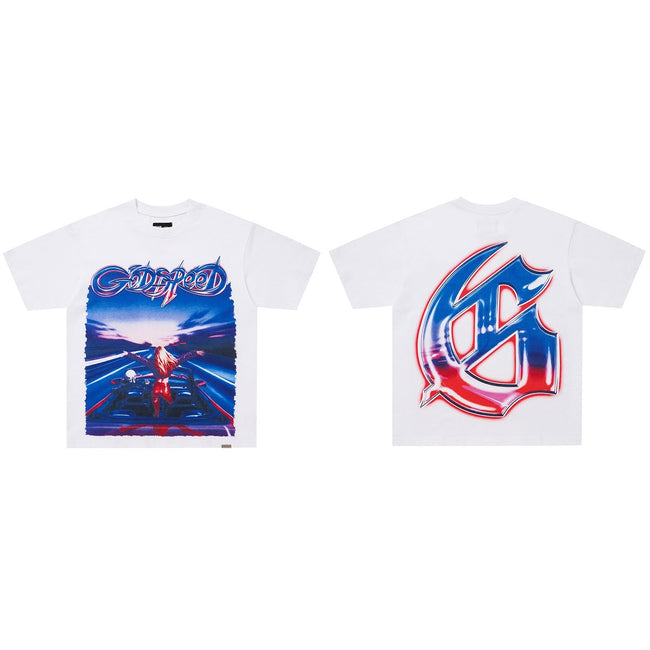 GodSpeed Sunset Drive Graphic T-Shirt Hover Image