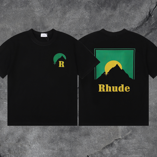 RHUDE Mountain Graphic T-Shirt Hover Image