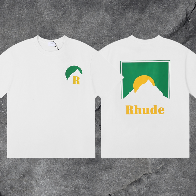 RHUDE Mountain Graphic T-Shirt Hover Image
