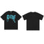 REVENGE Blue Gothic Logo T-Shirt