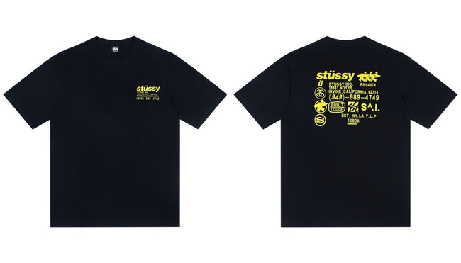 STUSSY Stock Logo Graphic T-Shirt Hover Image