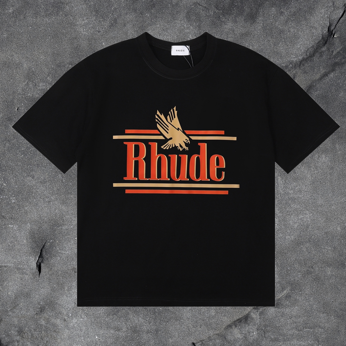 RHUDE Eagle Graphic T-Shirt – Black