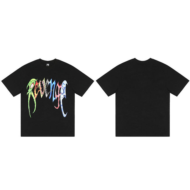 REVENGE Multicolor Graffiti Logo T-Shirt Hover Image