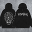 REVENGE Cracked Skull Graphic Hoodie