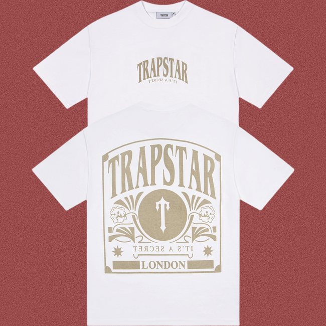 TRAPSTAR London Graphic Logo White T-Shirt Hover Image