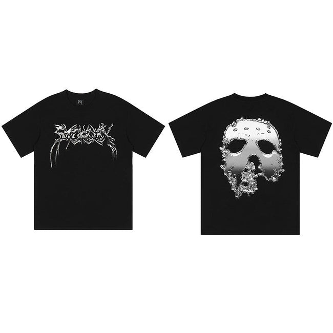 REVENGE Hockey Mask Graphic T-Shirt Hover Image