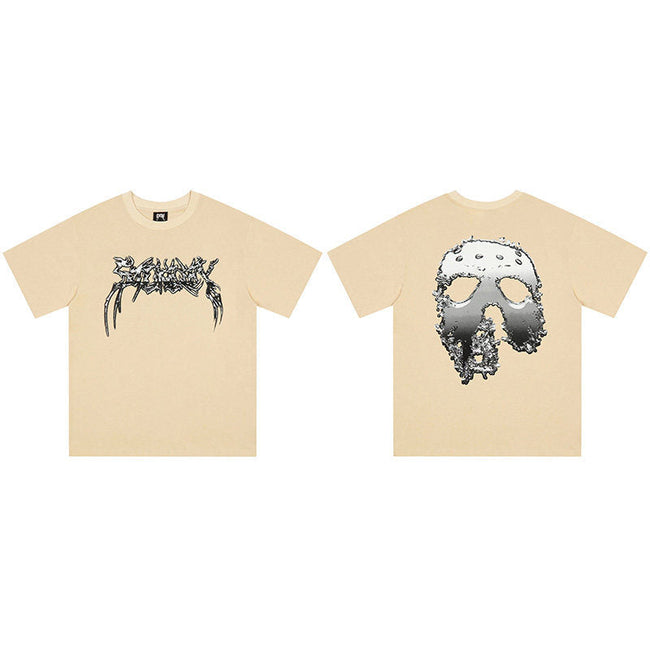 REVENGE Skull Mask Graphic T-Shirt Hover Image