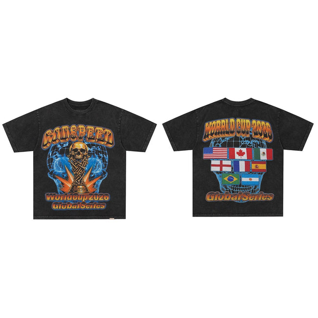 GodSpeed World Cup 2026 Washed Black T-Shirt Hover Image