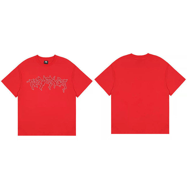 REVENGE Thorn Logo T-Shirt – Red Hover Image