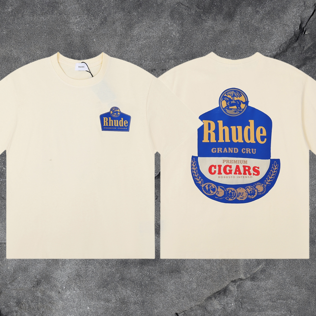RHUDE Premium Cigars Graphic T-Shirt Hover Image