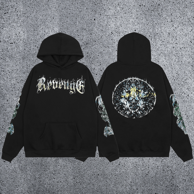 REVENGE Inferno Graphic Fleece Hoodie Hover Image