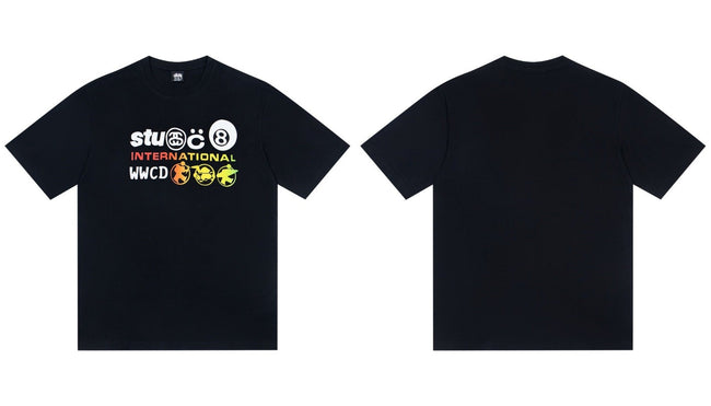 STUSSY International Graphic T-Shirt – Black Hover Image