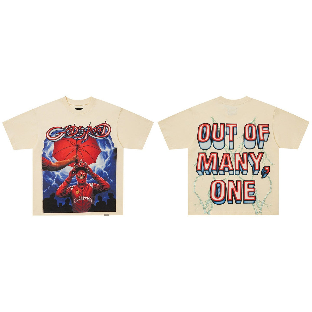 GodSpeed Out of Many One Cream T-Shirt