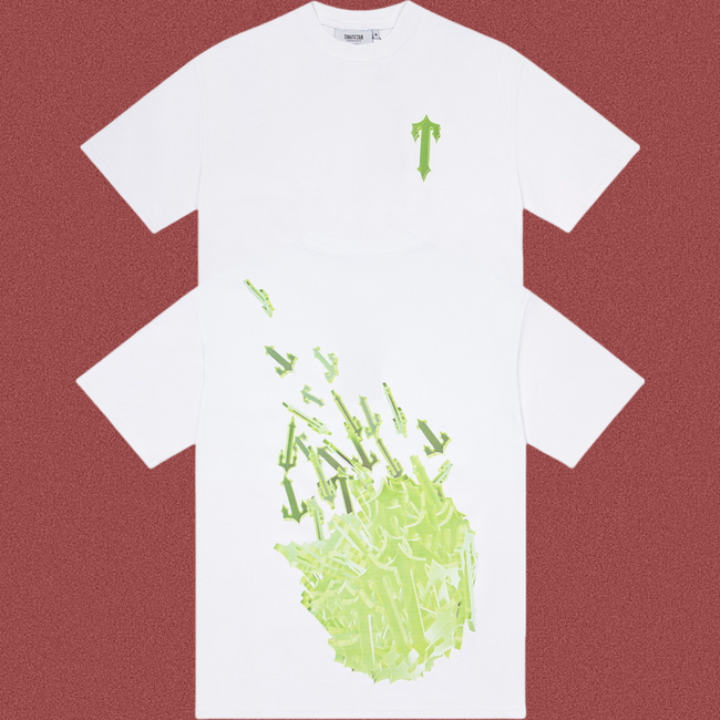 TRAPSTAR Neon Green Graphic T-Shirt Hover Image