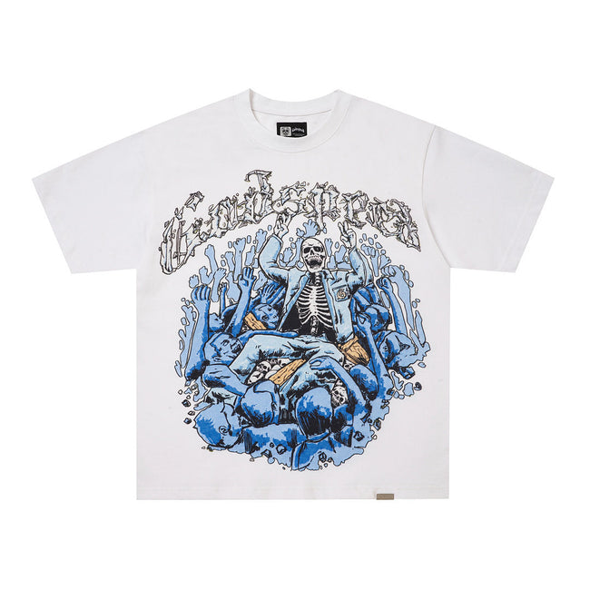 GODSPEED Skeleton Crowd Graphic T-Shirt Hover Image