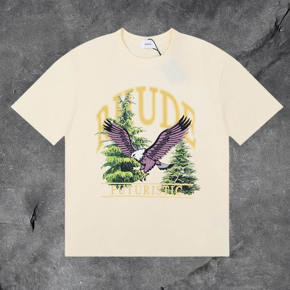 RHUDE Futuristic Eagle Graphic T-Shirt