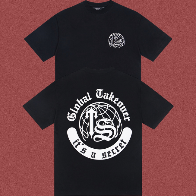 TRAPSTAR Global Takeover Graphic T-Shirt Black Hover Image