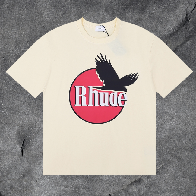 RHUDE Eagle Circle Logo T-Shirt Hover Image