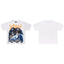 GodSpeed White Space Skull Graphic T-Shirt