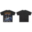GodSpeed Washed Black Space Skull T-Shirt