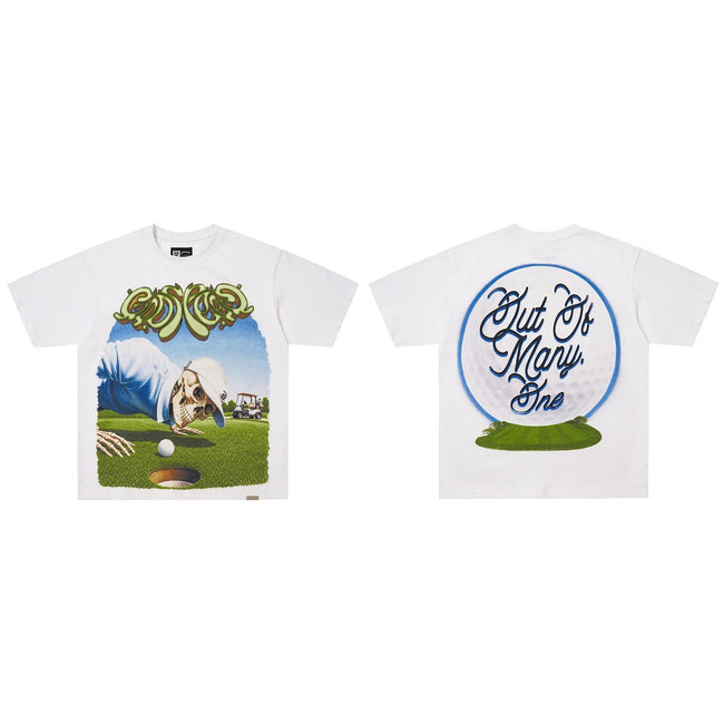 GodSpeed Out of Many One White Graphic T-Shirt Hover Image