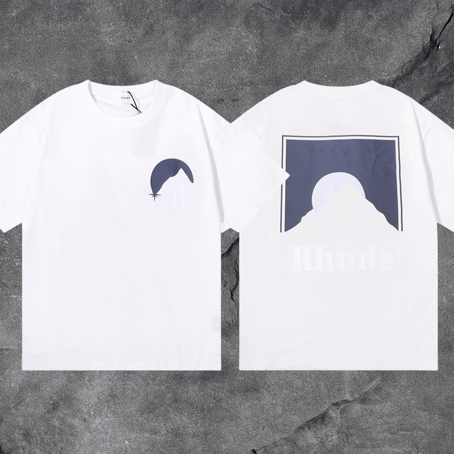 RHUDE Mountain Moon Graphic T-Shirt Hover Image