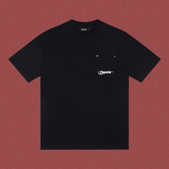 TRAPSTAR Pocket Logo T-Shirt Black Hover Image