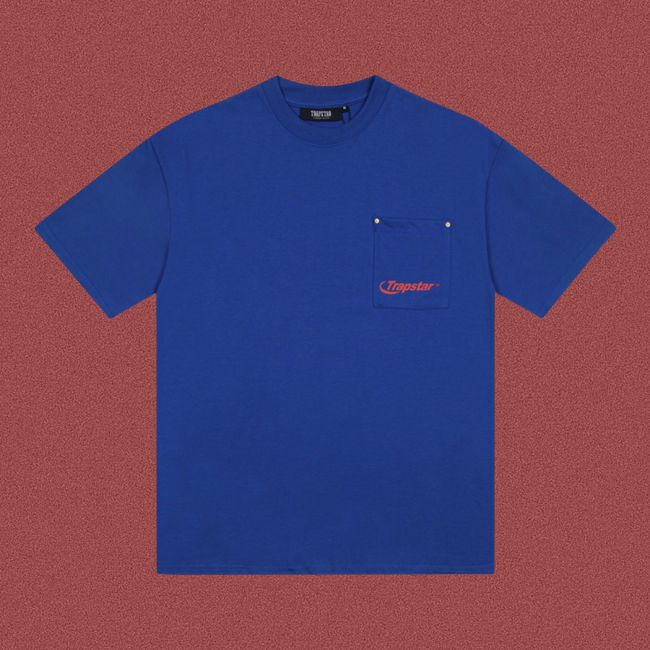 TRAPSTAR Pocket Logo T-Shirt Blue Hover Image