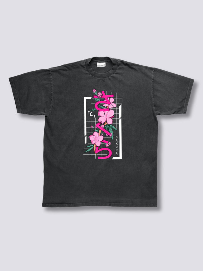 Front Print - Sakura Vintage T-Shirt Hover Image
