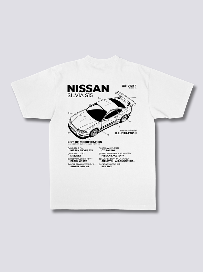 Silvia Blueprint T-Shirt Hover Image